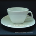 Square Porzellan Cup und Untertasse (CY-P529)